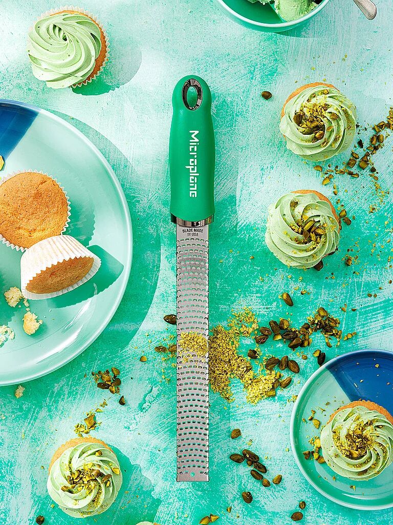MICROPLANE Premium Zester-Reibe Fresh Basil Green  dunkelgrün B