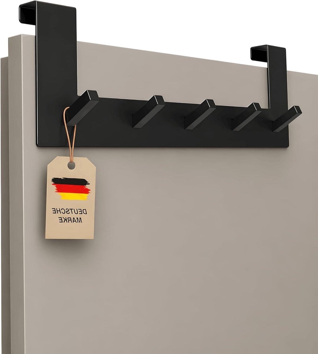 Deurhaak Kledinghaak Mat Zwart 39 cm