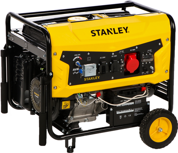 Stanley SG 7500B - Benzin Stromgenerator - AVR - 7.5 kW dreiphasig