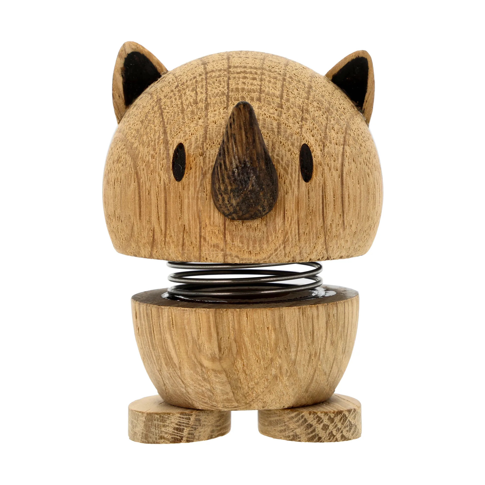 Hoptimist figuur S Rhino eikenhout