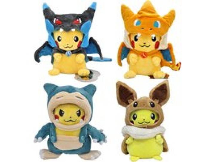 Schattige Cos Pokémon Pluche Pop Eevee Charizard Lucario Snorlax Zachte Pluche Knuffel Bureau Ornament Fans Collectible Cadeau