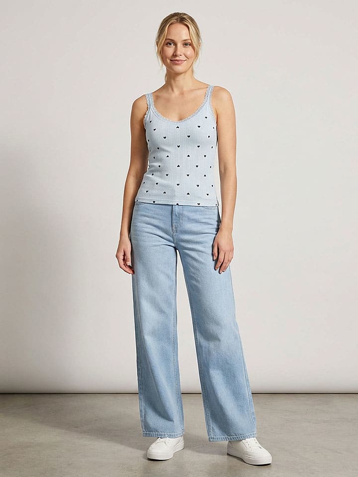 Sublevel Top in Hellblau - S