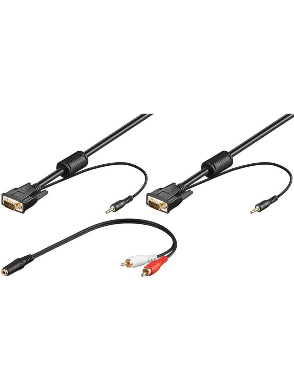 Pro VGA & Audio FullHD - Schwarz - 3m