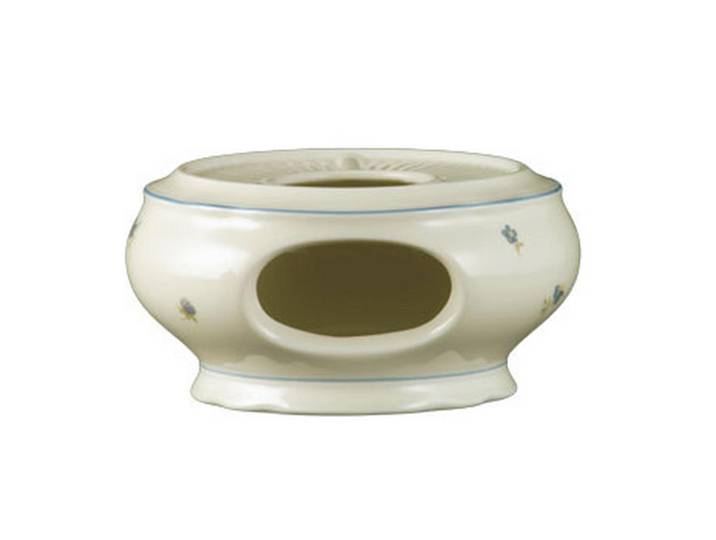 Seltmann Weiden Stövchen, Creme, Keramik, rund, 10 cm, Geschirr, Kannen & Karaffen, Stövchen