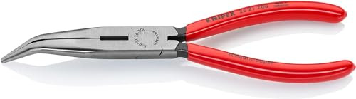 KNIPEX Platspitse tang met zijsnijder en kunststof handgrepen, 200 mm