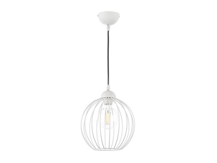Hängeleuchte 5023 Melone, Weiß Hochglanz, Metall, 25x90x25 cm, Eec, ohne Chemie, Lampen & Leuchten, Innenbeleuchtung, Hängeleuchten, Pendelleuchten
