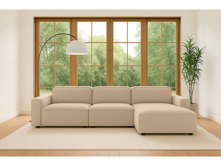 Kaiser Möbel Ecksofa Ecksofa Cursal L-Form – modular, modern, unvergleichlich bequem, Einzelsofa