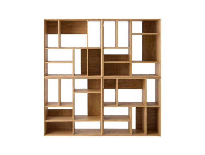 Etagère 4 modules effet bois h160