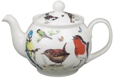 Roy Kirkham Large Teapot - Garden Birds