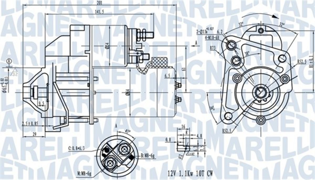 Starter MAGNETI MARELLI 063720681010