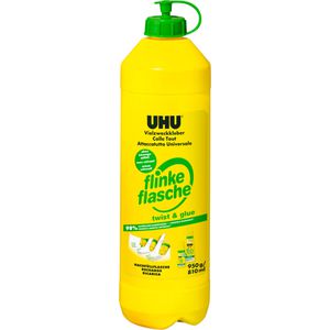 UHU Alleskleber 46000, Nachfüllflasche, 950g, ohne Lösungsmittel, transparent