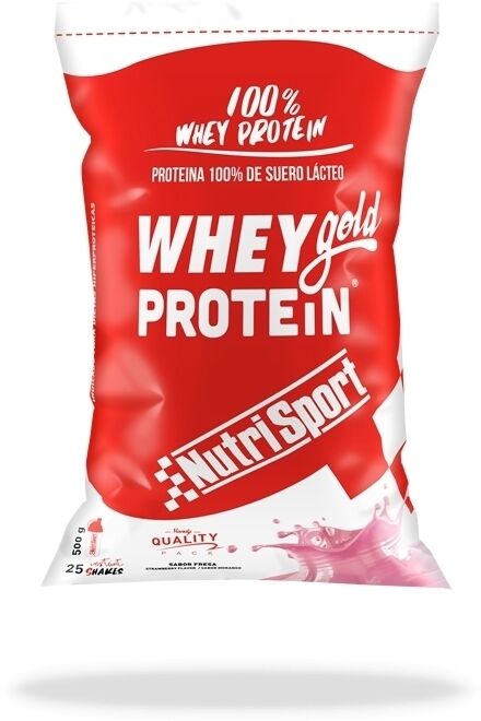 Nutrisport Whey Gold Protein Fresa Bolsa 500 gr