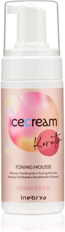 Inebrya Keratin Toning Mousse mousse régénérante pour cheveux s keratinem 150 ml