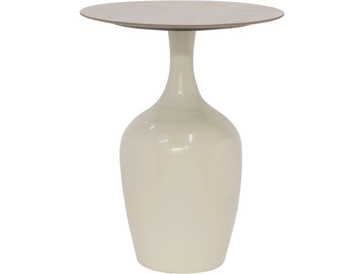 Beistelltisch MIRRORS AND MORE ALTAN , cremeweiß, B:40cm H:51cm, Tische, Beistelltisch
