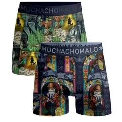 Muchachomalo 2P Puss Boots Wizard Oz Boxer Mixed Baumwolle Medium Herren