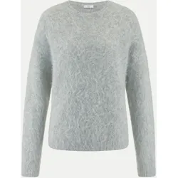 Strickpullover Flauschig Grau M