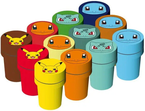 Set 12 tampons Pokemon - Khadou