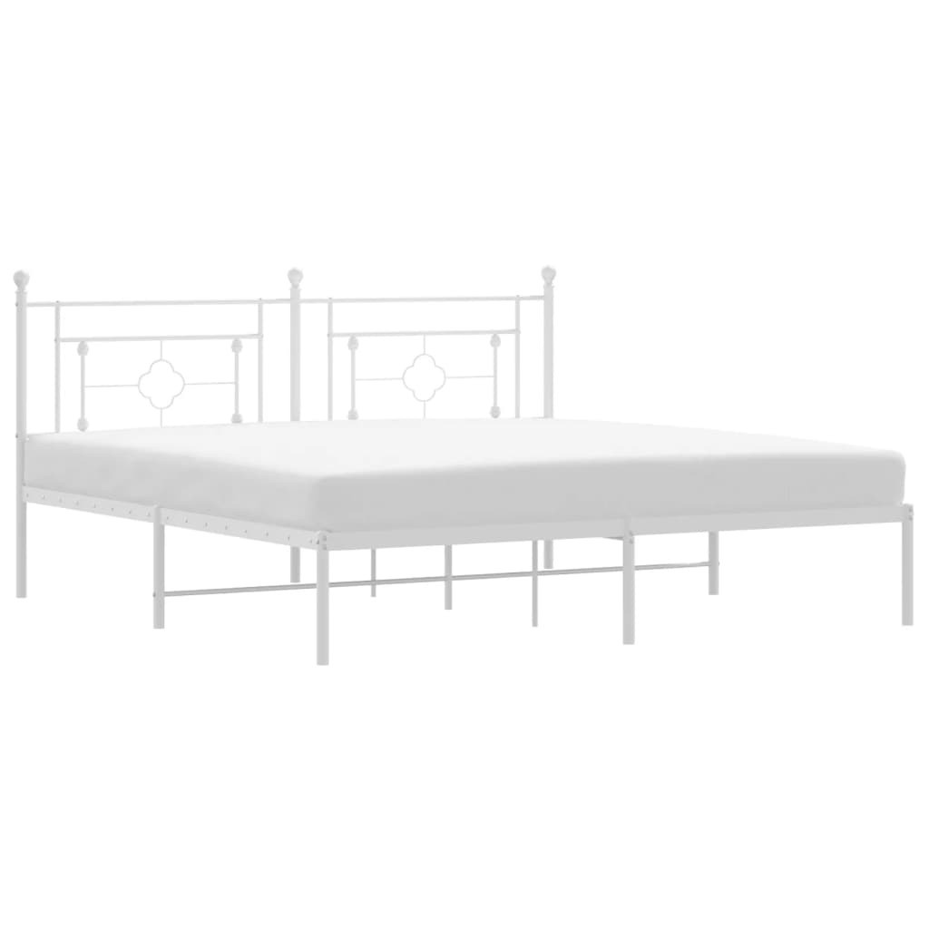 DKD HOME DECOR Metalen Bedframe met Hoofdeinde