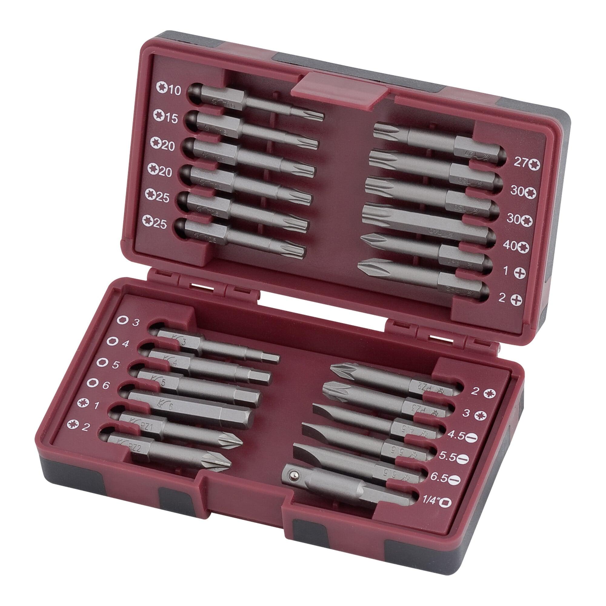 Kraftwerk 1/4" Lang-Bit-Box 50 mm, ergokraft, 24-tlg. (3794)
