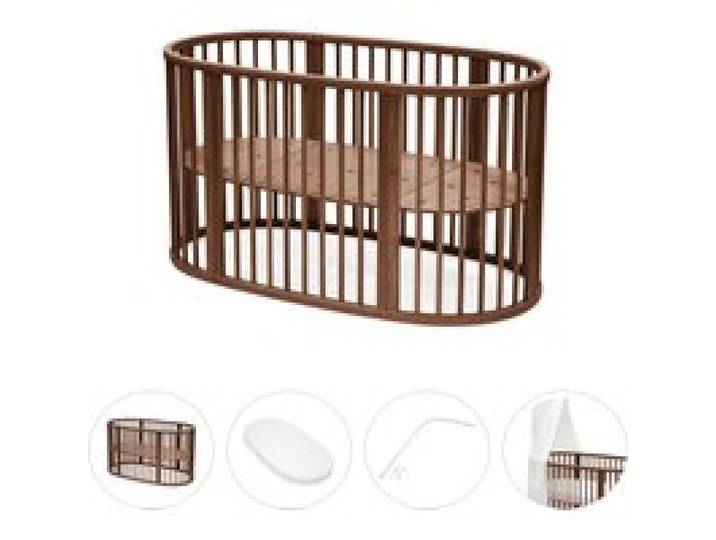 Bundle Sleepi V3 inkl. Matratze und Spannbetttuch, Himmelstange und Himmel