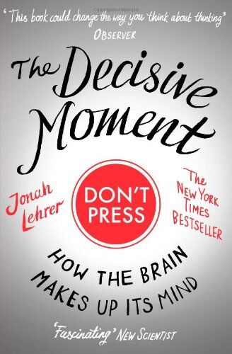 Jonah Lehrer - Decisive Moment - Preis vom 11.10.2026 03:10:56 h