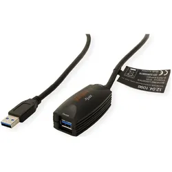 Roline USB 3.0 (5 m, USB 3.2 Gen 1), USB Kabel