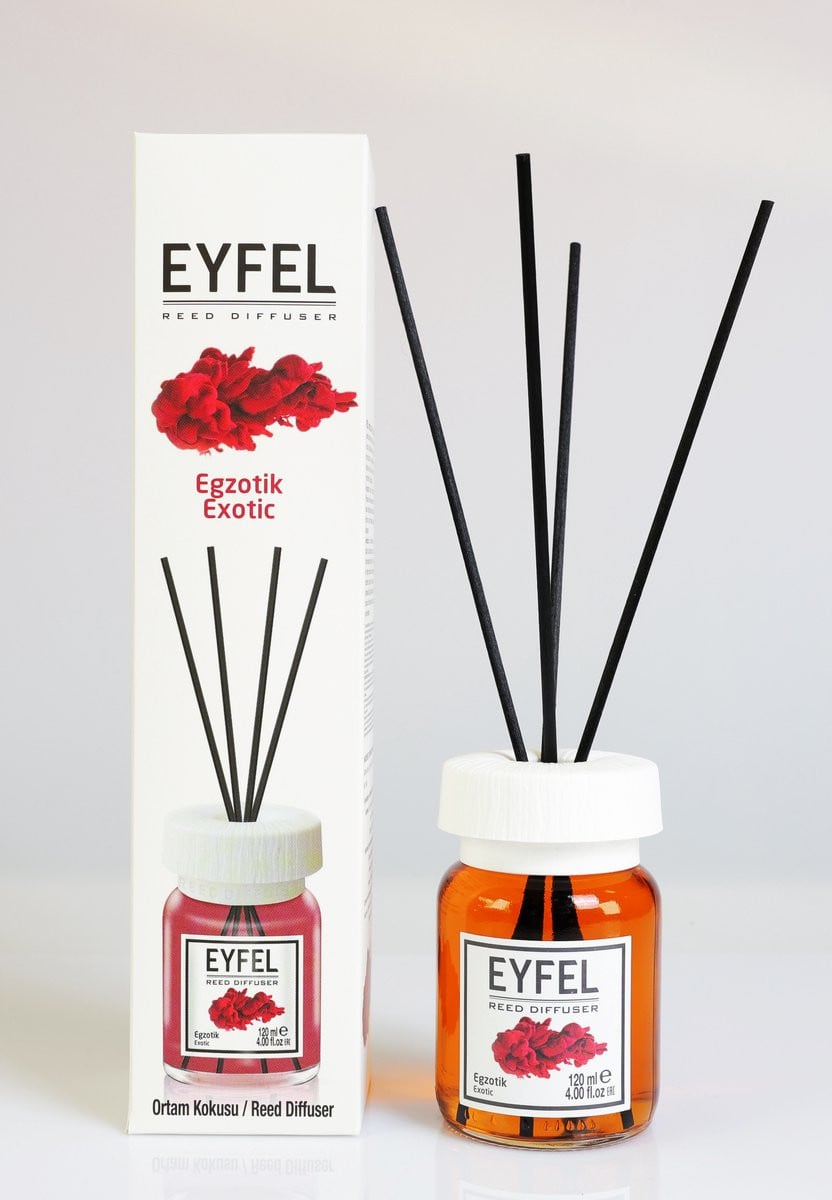 Eyfel Reed Diffuser Exotic Huisparfum met Geurstokjes 120ml