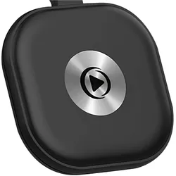 Force Play 4er Set Smart Tracker iOS Schlüsselanhänger (Apple Find My, Google Find Hub), Tracker, Schwarz