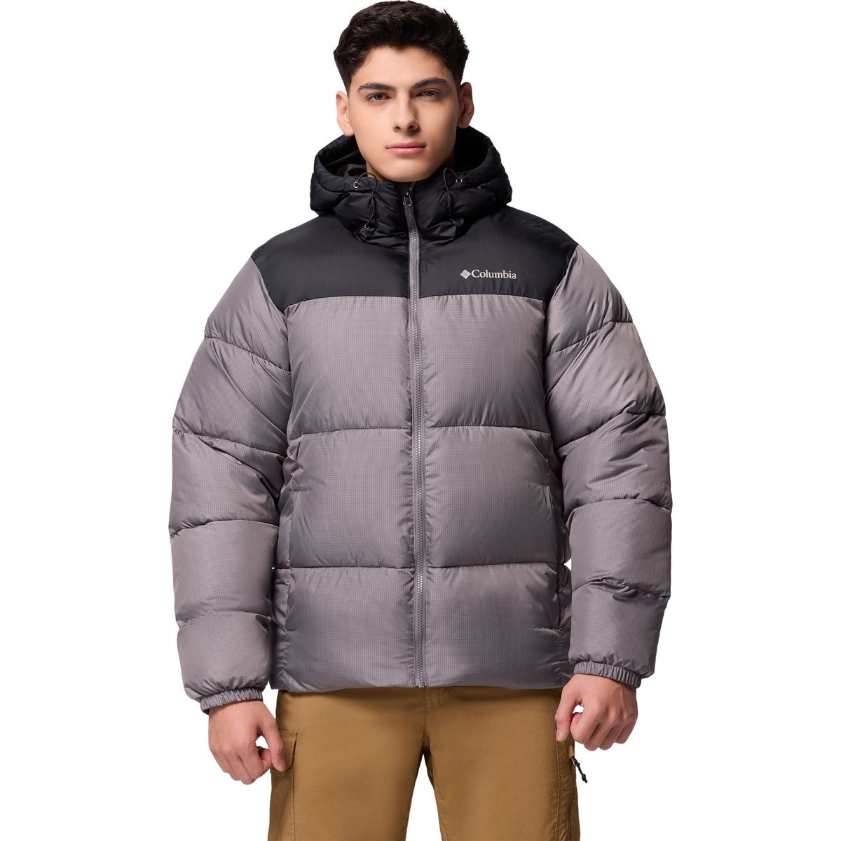 Columbia Puffect II Hooded Jacket city grey, black (023) L 208685-2086851-023-L