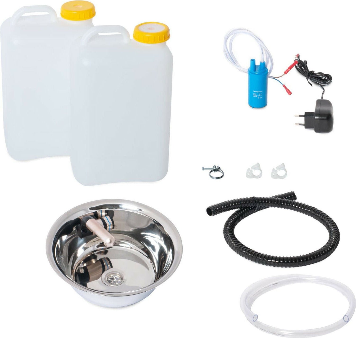 Barwig Mini-keuken Verkoopstand met Spoelbak in Chroom, 19 liter