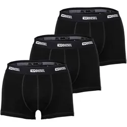DIESEL Herren Boxershorts, 3er Pack - DAMIEN-UTLT, Trunks, Cotton Stretch Schwarz / 2XL