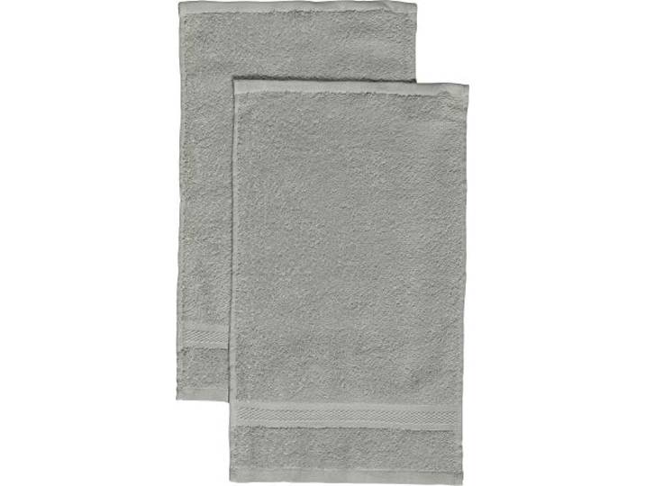 REDBEST Gästetuch 2er-Pack Chicago grau Größe 30x50 cm - saugstark, strapazierfähig, ideal für Reisen, Sport (weitere Farben)