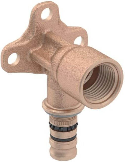 Geberit Coude de raccordement Mepla d= 20mmxRp 3/4x52mm, 90 degrés, cuivre rouge (602294005)