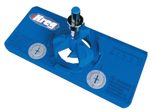 Kreg Verborgen scharnier Jig en boorsjabloon voor topbanden
