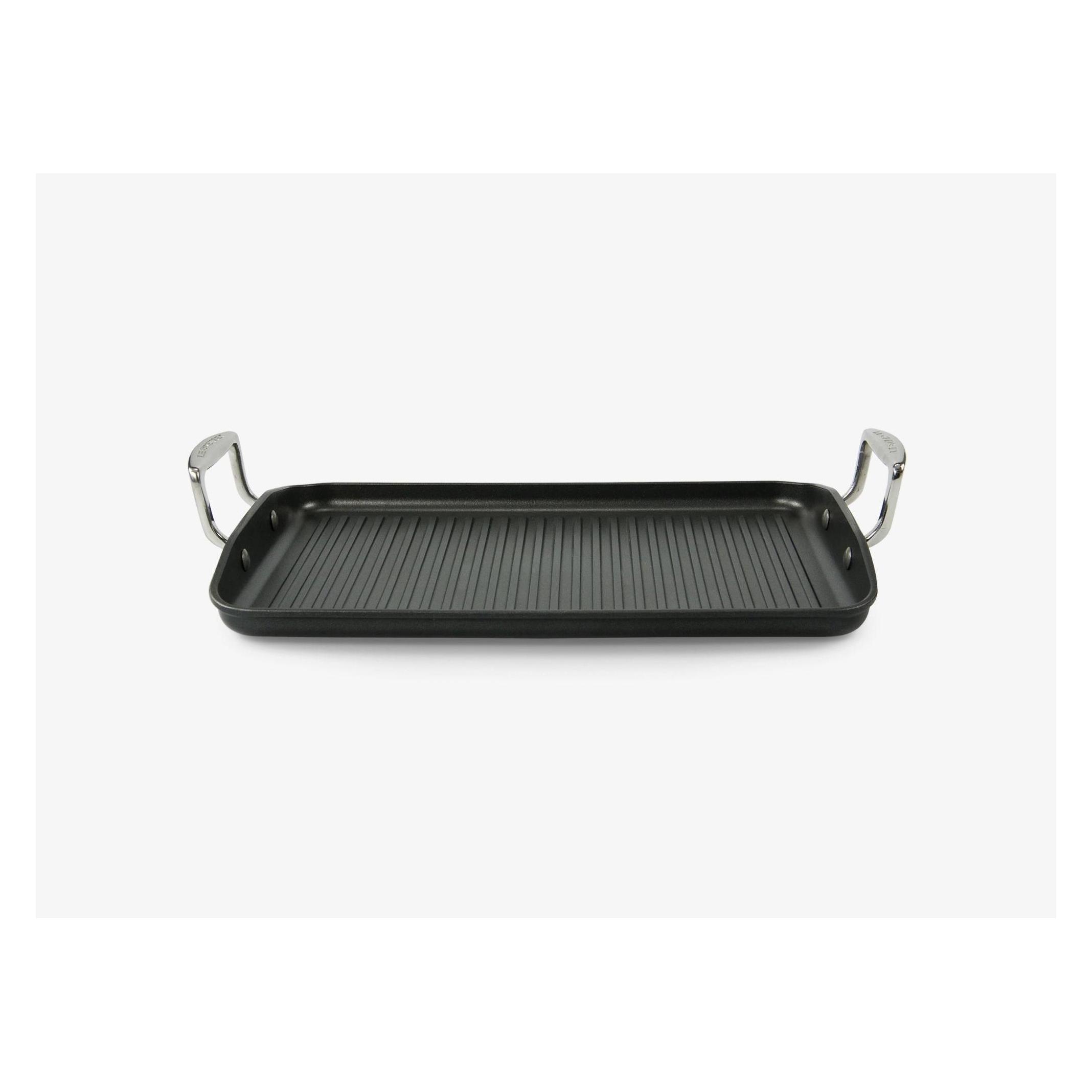 Le Creuset Grillplatte mit Rillen (Grillpfanne, Aluminium, 35 x 8 cm) (52107350010101)