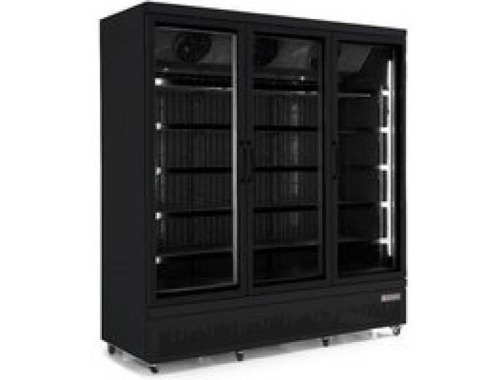 Vitrine Réfrigérée Murale Positive Noire - De 2 à 4 Portes - Combisteel