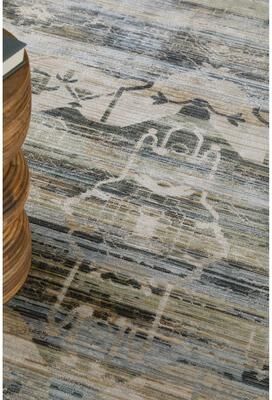 Grand Bazaar Edinburgh Machine Made Medallion Traditional Area Rug