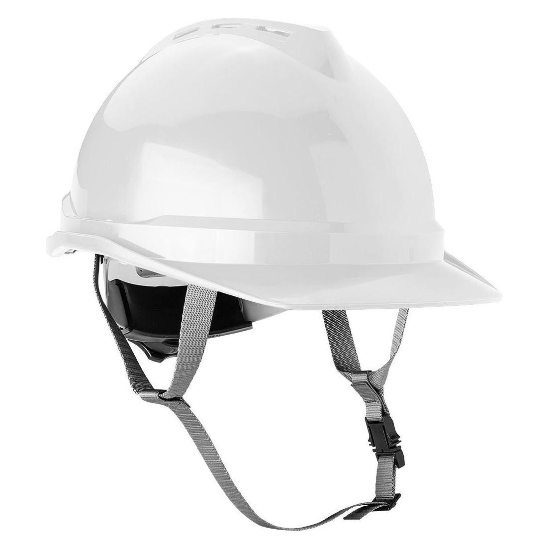 Neo Industriehelm mit Kinnriemen, weiss (52 - 64 cm) (TOP-97-221)