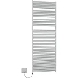 Arbonia Duolino Watt - Badheizkörper, RAL 9016 (Weiß), Maße: 1492 x 484 x 74 mm, max. Leistung 1200 W, spritzwassergeschützt IPX4, Schutzklasse I