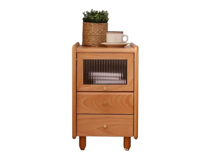 YCCHAH Bett mit Stauraum Nordic Nachttisch Schlafzimmer Kleiner ultraschmaler Lagerschrank Aufbewahrung Home Side Cabinet Locker Desktop