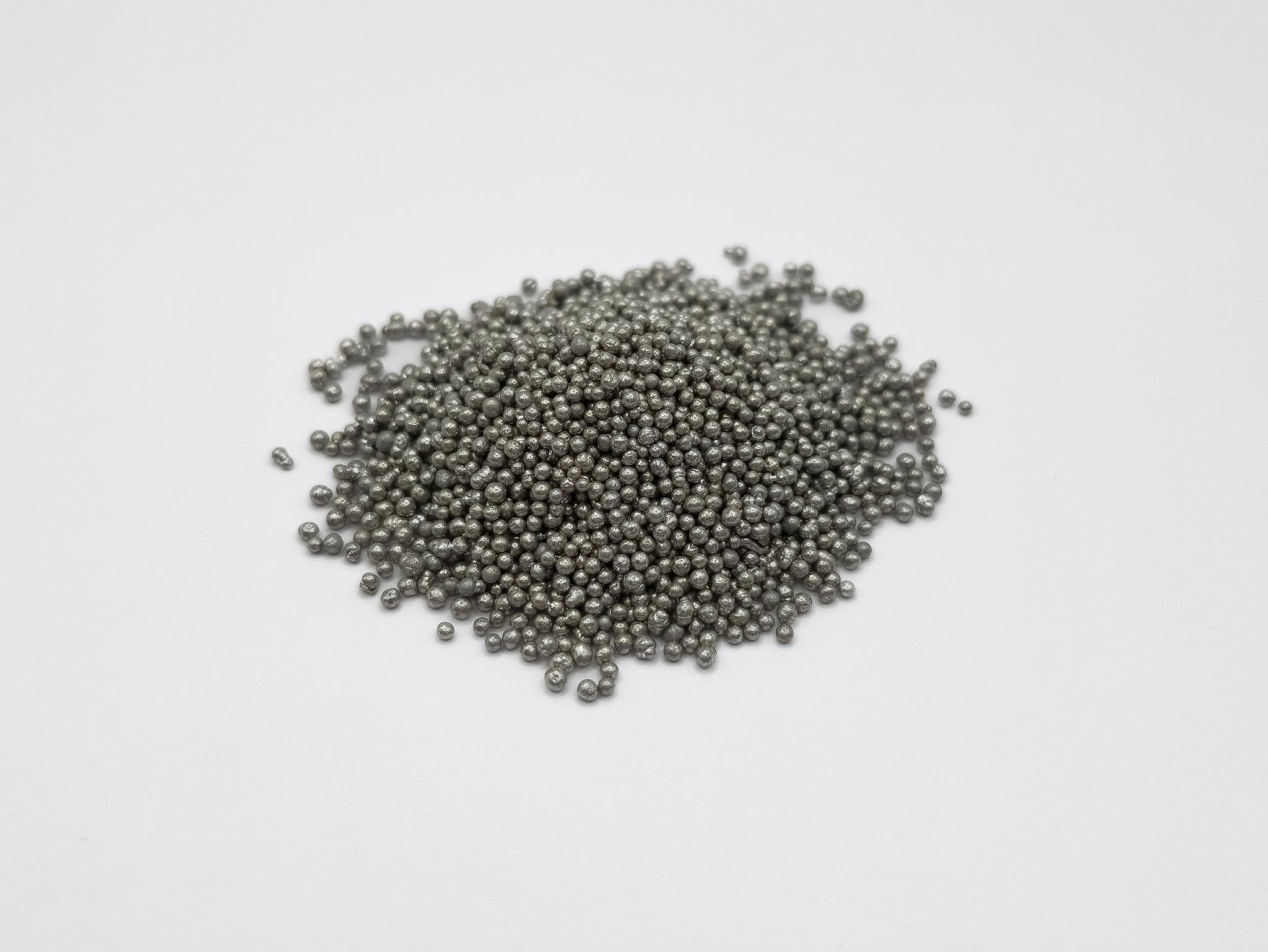 Indium In99,995 % in feinem Granulat, Gewicht: 400 g