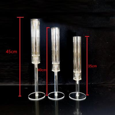 Inspire Daily Merch Crystal Candle Holders Set Acrylic Candlestick Road Lead Wedding Christmas Decor 2