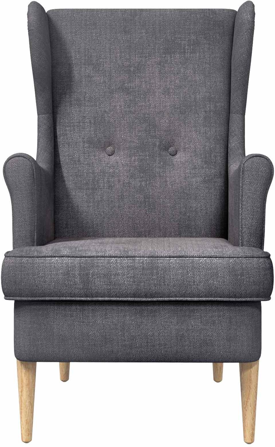 vidaXL Fauteuil Gris foncé ARES