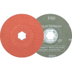 PFERD TOOLS COMBICLICK Korund Fiberscheibe für Edelstahl - 64191008