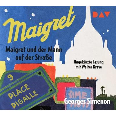 Maigret und der Mann auf der Straße - Georges Simenon, CD, 9783742410269