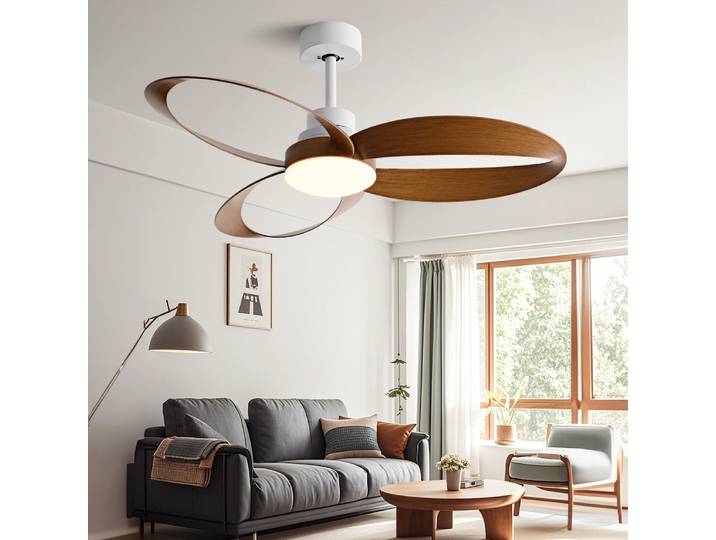Ventilateur de plafond industriel en bois Vintage avec lumière 3 pales 42/52 pouces ventilateur de plafond Bar café Restaurant ventilateur de plafond à vent fort lumière