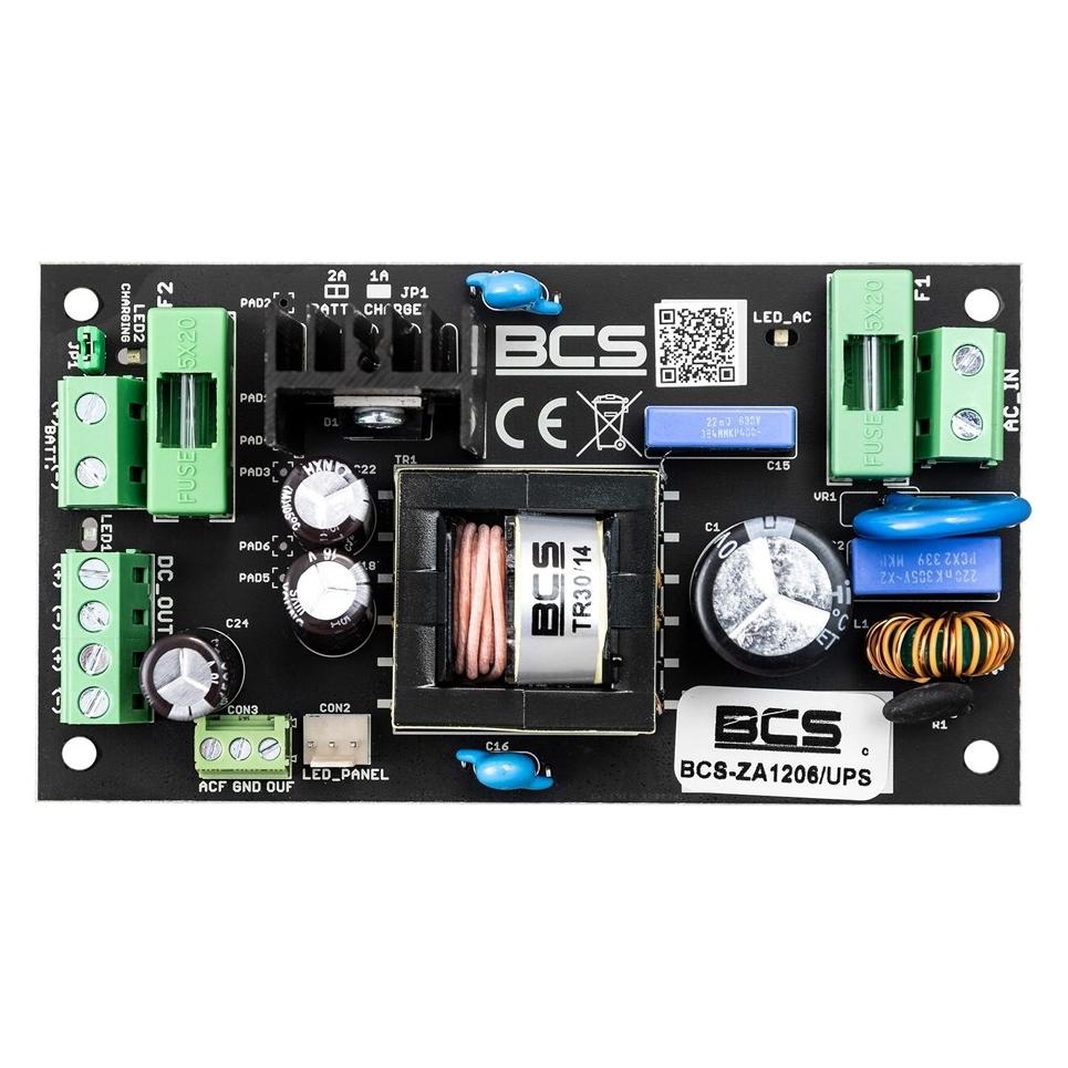 Atte BCS BCS-ZA1206/UPS 12V 6A Netzteil für Gel- und AGM-Batterien (BCS-ZA1206/UPS)