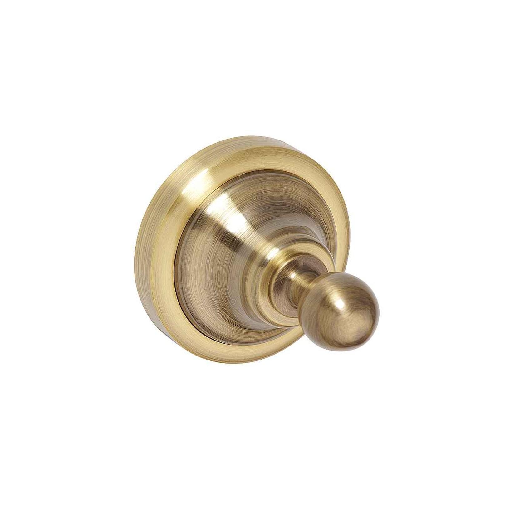 Brillantbad BETRO BRONZE Kleiderhaken Messing Bronze 65x65x65 mm für Bad & Küche >> zum Bohren