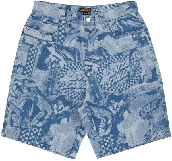Santa Cruz Apparel Shorts Santa Cruz Big (32 - Stonewash Collage)