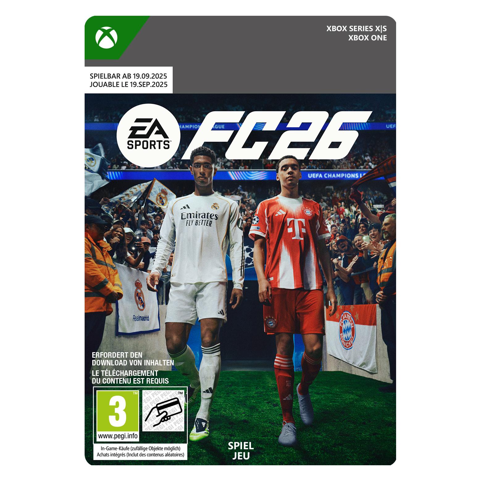 Microsoft EA Sports FC 26 (Xbox One S, Xbox One X, Xbox Series S, Xbox Series X) (EP2-29038)